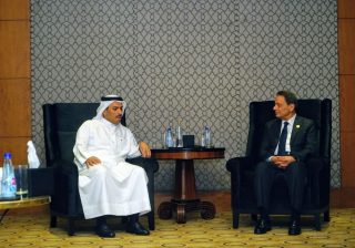 وزير شؤون الإعلام يلتقي رئيس المجلس الأعلى لتنظيم الإعلام المصري