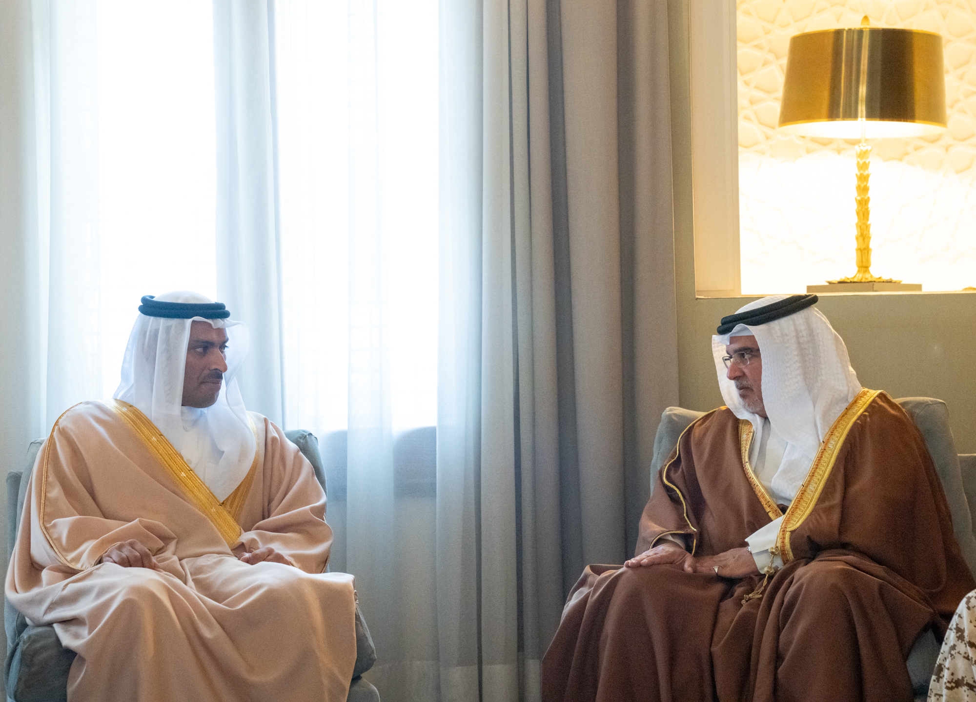 HRH the Deputy King meets with the Minister of Information